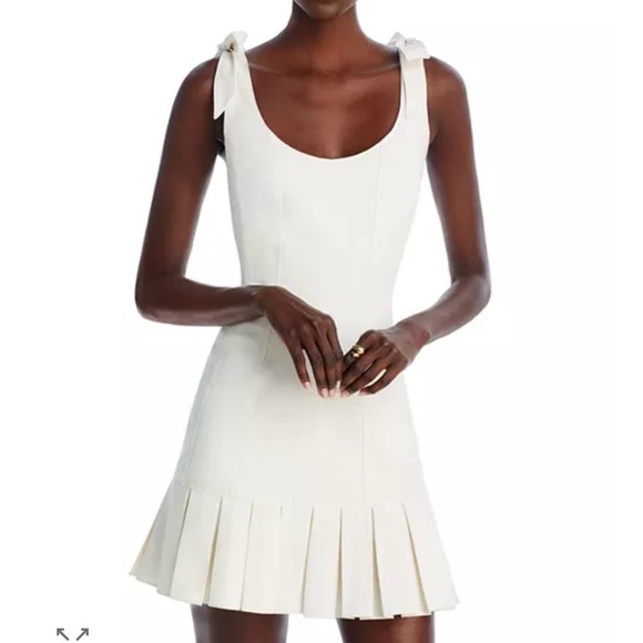 cinq a sept Dresses & Skirts - Cinq A Sept Cream Pleated Dress